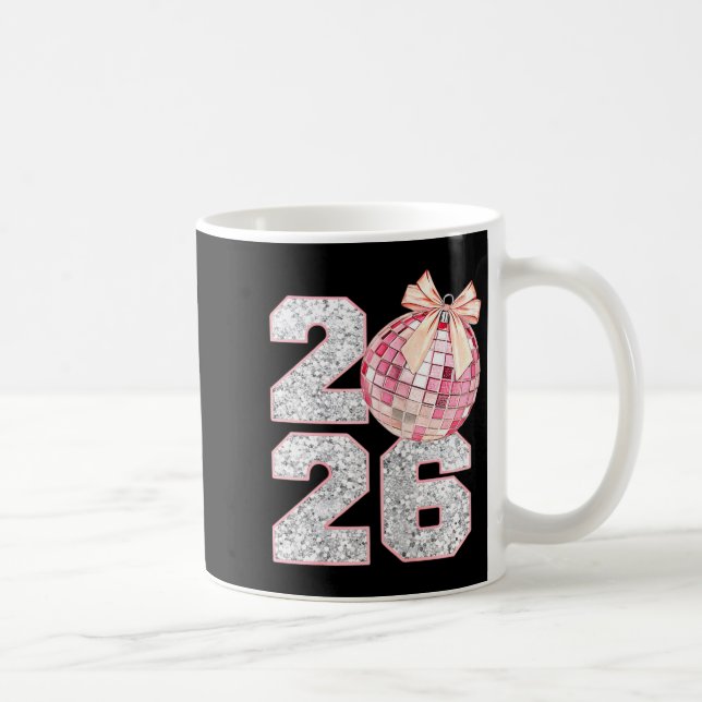 Nk Coquette 2026 New Year Shirt _ Aesthetic Holida Kaffeetasse (Rechts)