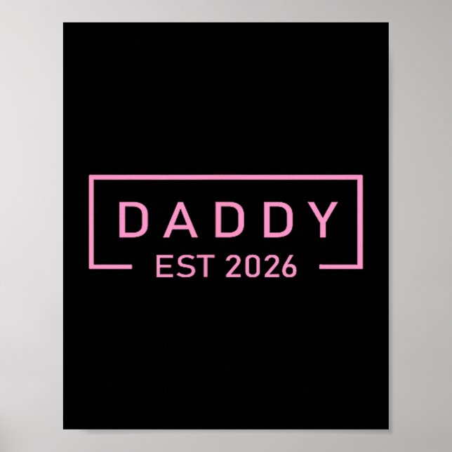 Nk Daddy Est. 2026 Logo Vater 2026 Loading Neuer V Poster (Vorne)
