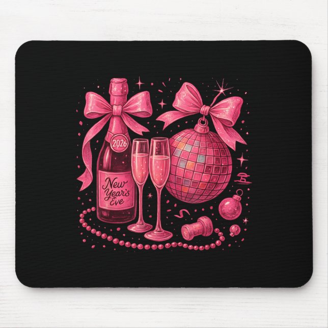 Nk Disco New Year’s Eve 2026 Champagne Style  Mousepad (Vorne)