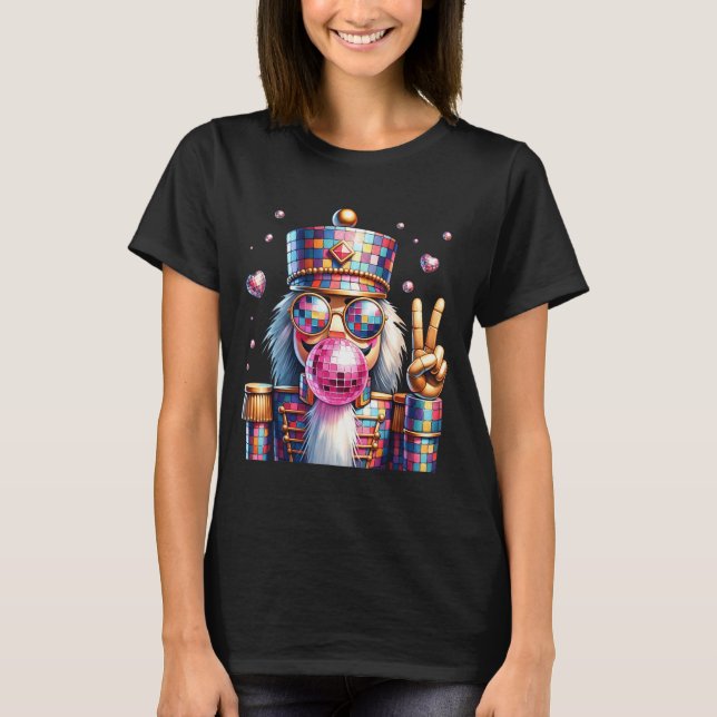 Nk Disco Nutcracker Bubblegum Christmas For Men Wo T-Shirt (Vorderseite)