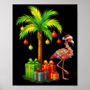 Nk Flamingo Weihnachtspalme Trocal Xmas Poster
