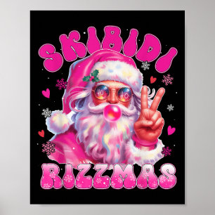 Nk Frohe Weihnachten Skibidi Rizzmas Santa Sigmas Poster