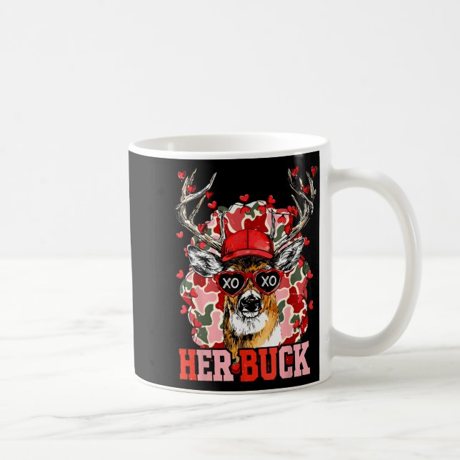 Nk Her Buck Camo Deer Hunting Camouflage Matching  Kaffeetasse (Rechts)