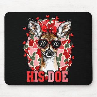 Nk His Doe Camo Deer Hunting Camouflage Matching C Mousepad