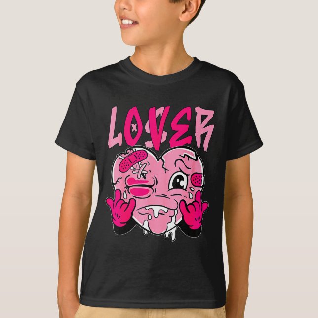 Nk Loser Lover Nk Drip Heart Matching Tee For Men  (Vorderseite)