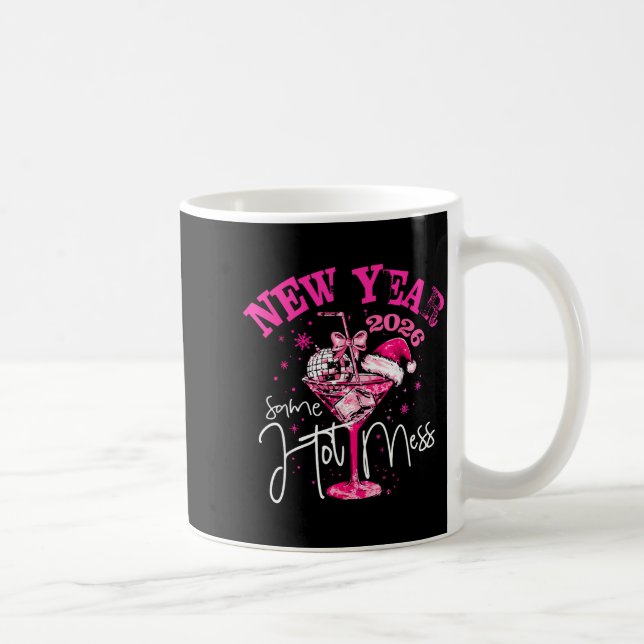 Nk New Year Same Hot Mess Happy New Year 2026 Matc Kaffeetasse (Rechts)