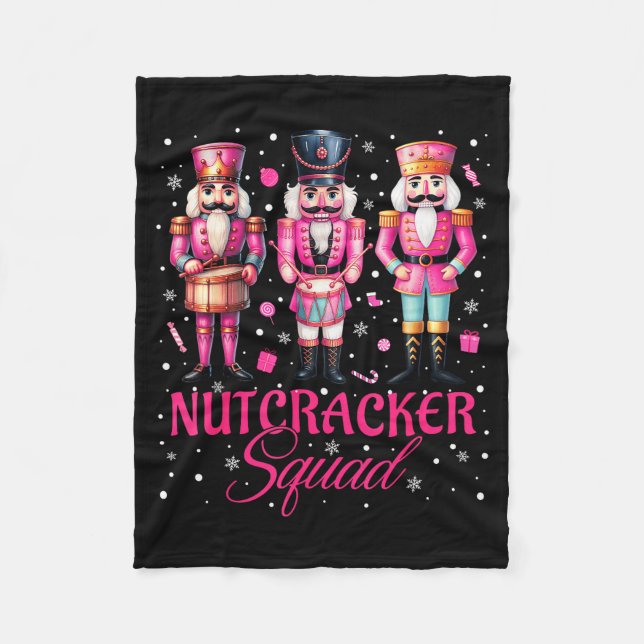 Nk Nutcracker Squad Nk Christmas Ballet Xmas Women Fleecedecke (Vorderseite)