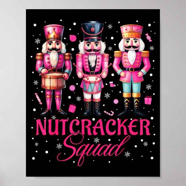 Nk Nutcracker Squad Nk Christmas Ballet Xmas Women Poster (Vorne)
