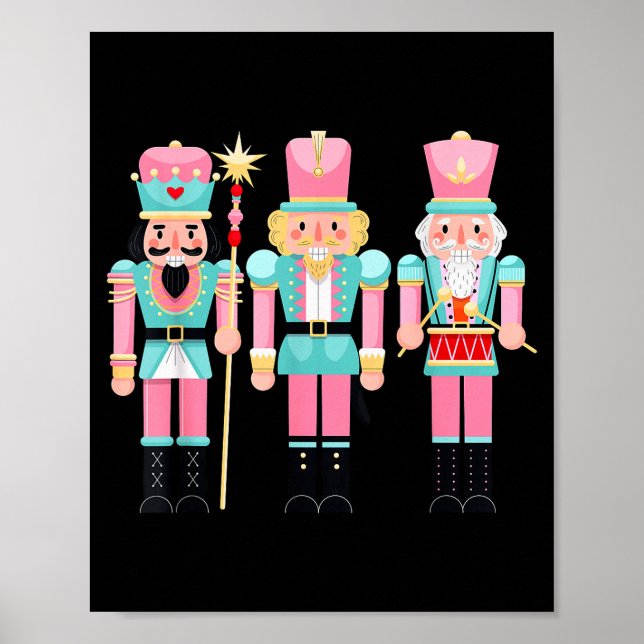 Nk Nutcracker Squad Xmas Nk Christmas Pajamas Wome Poster (Vorne)