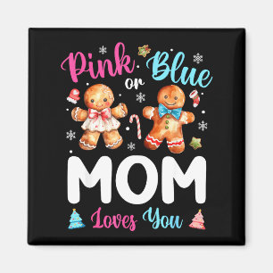 Nk Oder Blau Mama Liebt Dich Geschlecht Enthüllung Magnet