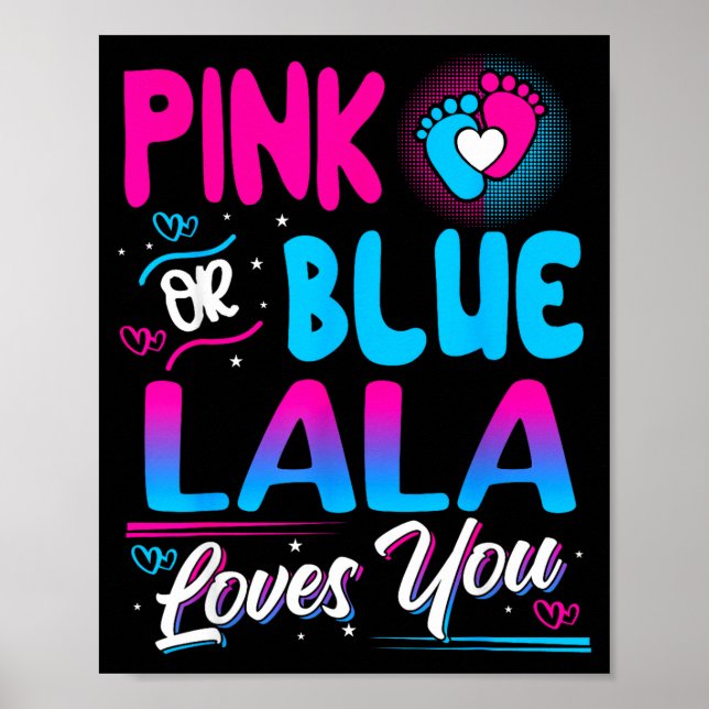 Nk Or Blue Lala Loves You New Baby  Poster (Vorne)