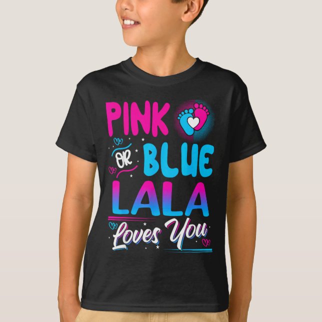 Nk Or Blue Lala Loves You New Baby  T-Shirt (Vorderseite)