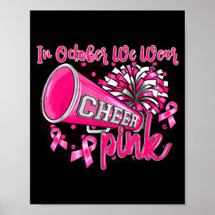 Nk Out Football Jubel Für Das Brustkrebsbewusstsei Poster