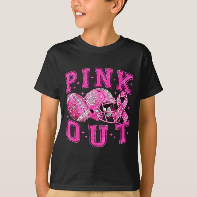 Nk Out Tackle Breast Cancer Awareness Football Nk  T-Shirt (Vorderseite)