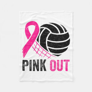 Nk Out Volleyball Brustkrebsbewusstsein Nk Band Fleecedecke