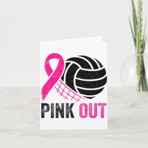 Nk Out Volleyball Brustkrebsbewusstsein Nk Band Karte