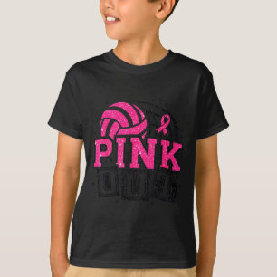 Nk Out Volleyball Brustkrebsbewusstsein Unterstütz T-Shirt