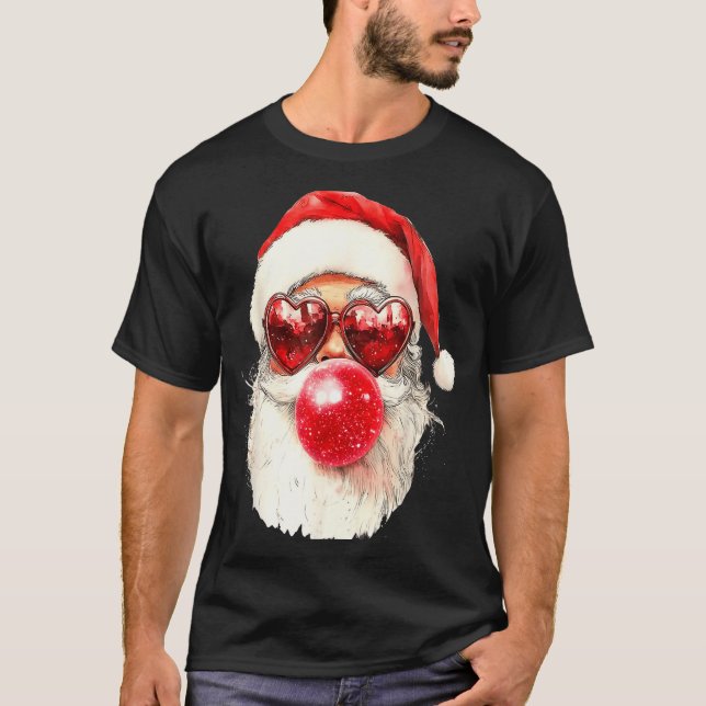 Nk Santa Christmas Bubble Gum Nk Sungles  T-Shirt (Vorderseite)