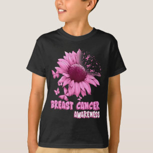 Nk Sonnenblume Brustkrebs-Bewusstseins-Schleife im T-Shirt