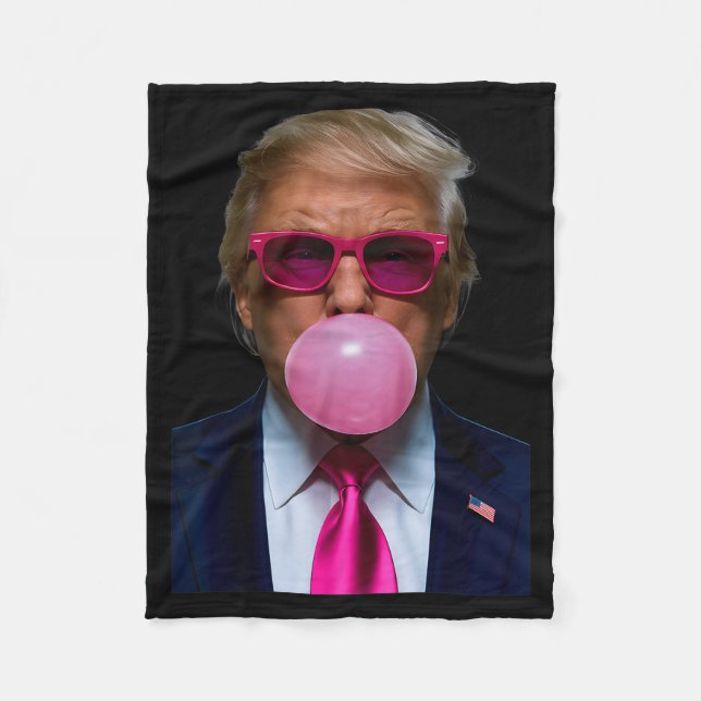 Nk Sungles Funny Donald Trump Nk Bubble Gum 2024  Fleecedecke (Vorderseite)