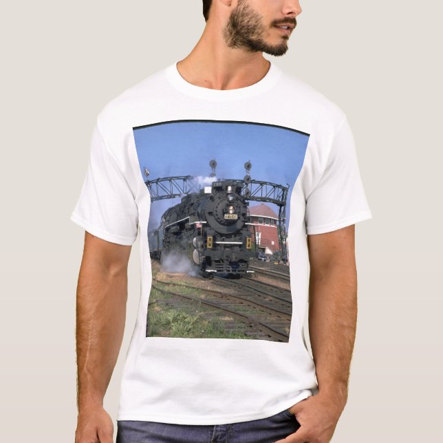 NKP 2-8-4 Berkshire #759 mit "_Trains T-Shirt (Vorderseite)