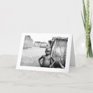Nkwanta Mädchen Feiertagskarte