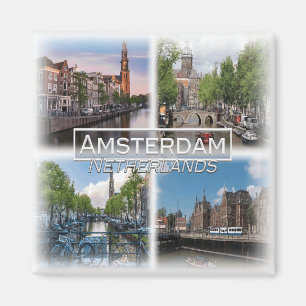 NL0029 Europa, Niederlande, Amsterdam, Kühlschrank Magnet