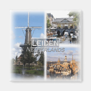 NL0032 Europe, Niederlande, Leiden, Kühlschrank Magnet