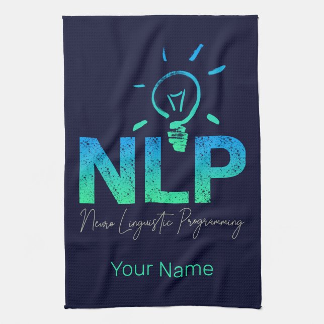 NLP-Programmierer und Ausbilder für Neurolinguisti Geschirrtuch (Vertikal)