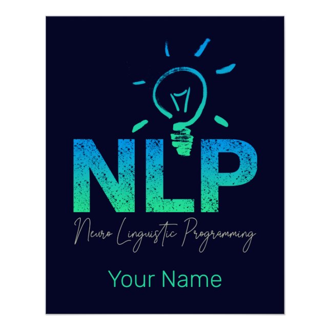 NLP-Programmierer und Ausbilder für Neurolinguisti Poster (Vorderseite)