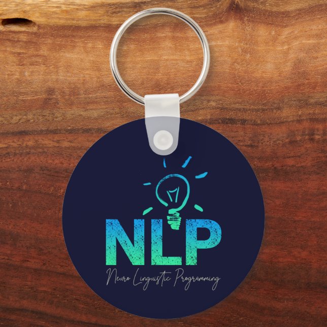 NLP-Programmierer und Ausbilder für Neurolinguisti Schlüsselanhänger (Vorderseite)