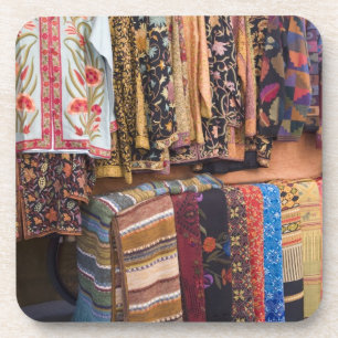 NM, New Mexico, Santa Fe, Navajo Bekleidung, Getränkeuntersetzer