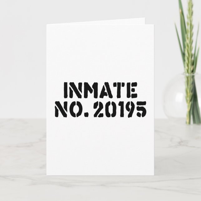 nmate No. 20195 Karte (Vorderseite)
