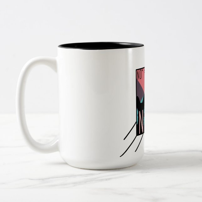 NMD-Square-Design Zweifarbige Tasse (Links)