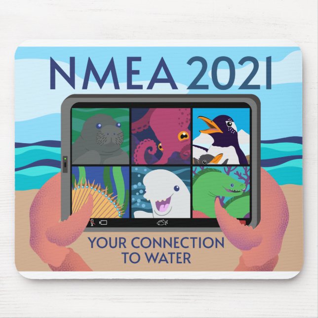 NMEA 2021 Logo - Full Mousepad (Vorne)