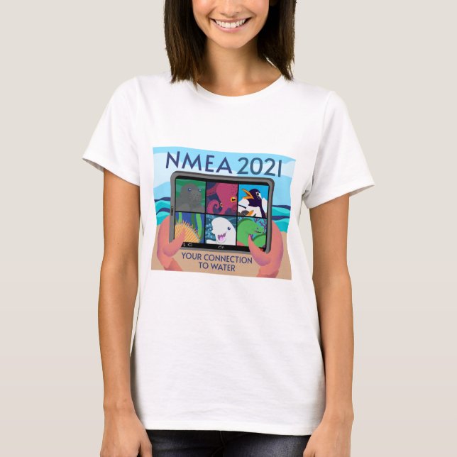 NMEA 2021-Logo - Vollständig T-Shirt (Vorderseite)