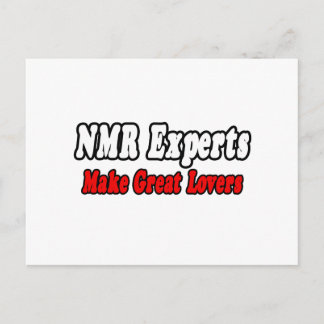 NMR-Experten sind große Liebhaber Postkarte