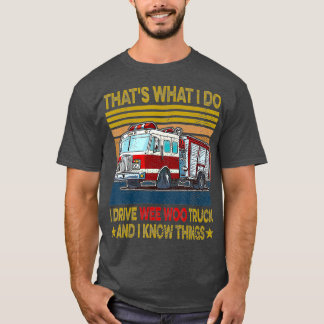 NN I Drive Wee Woo Truck FireFighter Kostüm T-Shirt