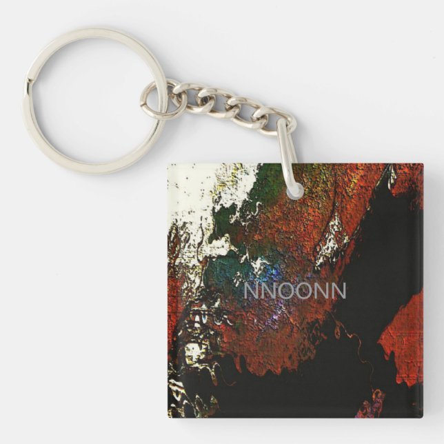 NNOONN SIMPLE LOGO  SCHLÜSSELANHÄNGER (Vorderseite)