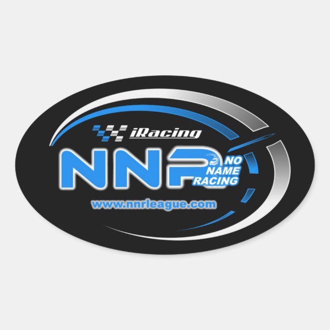 NNR iRacing Aufkleber (Vorderseite)