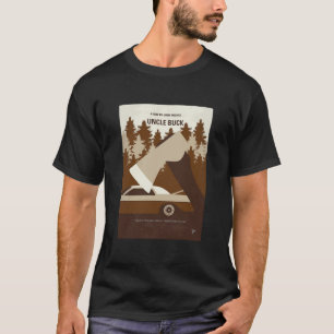 No818 My Uncle Buck minimales Filmplakat T-Shirt