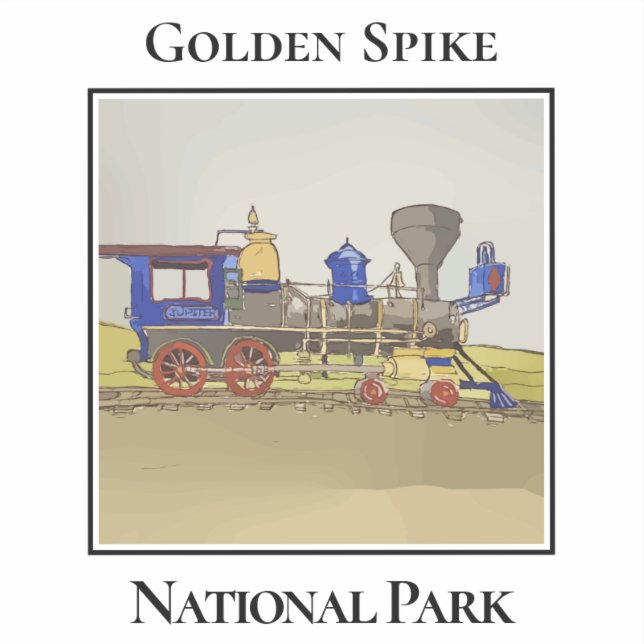 No. 119 at Promontory Aufkleber (Vorderseite)