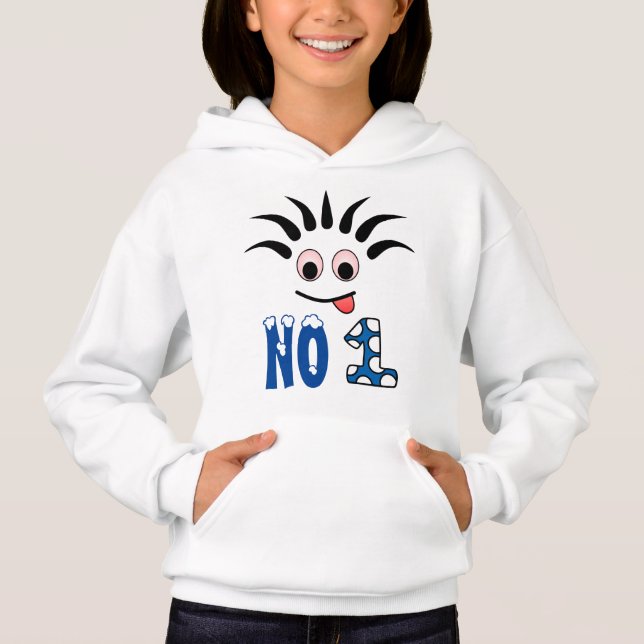 NO 1 HOODIE (Vorderseite)