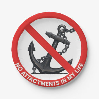 No attachments in my life pappteller