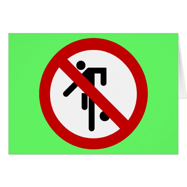 NO Ball Games ⚠ Thai Park ⚠ (Vorderseite (Horizontal))