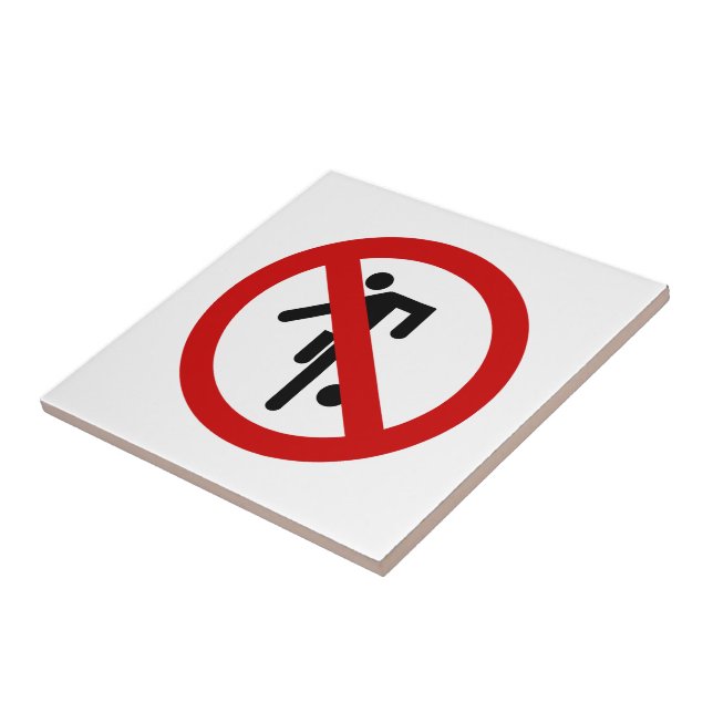 NO Ball Games ⚠ Thai Park ⚠ Fliese (Seite)