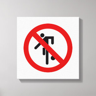 NO Ball Games ⚠ Thai Park ⚠ Leinwanddruck