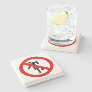 NO Ball Games ⚠ Thai Park ⚠ Steinuntersetzer