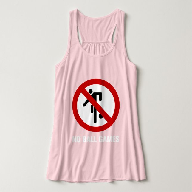 NO Ball Games ⚠ Thai Park ⚠ Tank Top (Design Vorderseite)