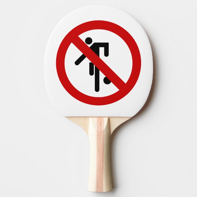 NO Ball Games ⚠ Thai Park ⚠ Tischtennis Schläger (Vorderseite)